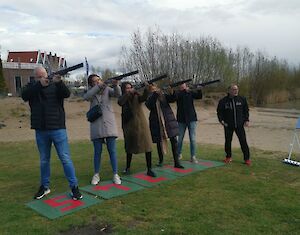 Laser Kleiduiven Schieten in Volendam